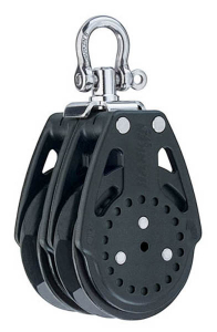 Harken Carbo Ratchamatic Blok 57 mm dobbelt, svirv