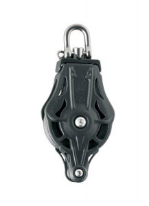 Wichard 70 mm enkeltblok m/svirvel og hsv.