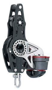 Harken Carbo Ratchet Blok 57 mm enkelt, hunsvot, v