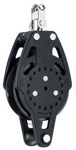 Harken Carbo Ratchamatic Blok 75 mm enkelt/svirvel