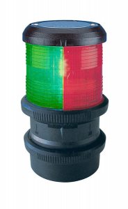 Aquasignal 40 3farvet Sort 12V snabkobl.