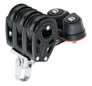Harken Carbo Blok 29 mm tripel, Carbo-Cam