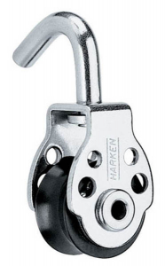 Harken 16 mm Blok enkelt, krog