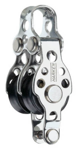 Harken 16 mm Blok dobbelt, hunsvot