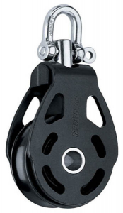 Harken ESP 57 mm Enkeltblok med  svirvel