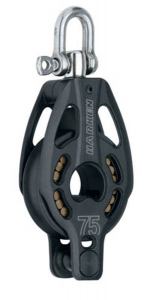 Harken AirBlok 75mm  enkelt m. hunsvot