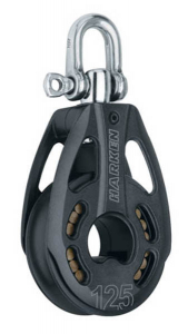Harken AirBlok 125 mm. enkelt m/swirvel