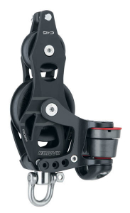 Harken Element blok 45 mm violin m. svirvel og Cam