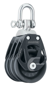 Harken Element blok 45 mm tripple m. svirvel