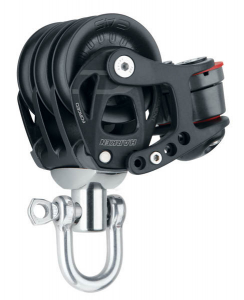 Harken Element blok 45 mm tripple m. svirvel og Ca