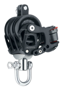 Harken Element blok 45 mm tripple m. svirvel, Cam-