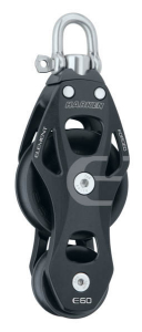 Harken Element blok 60 mm violin m. svirvel