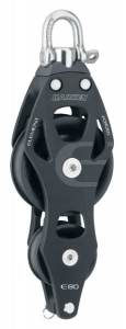 Harken Element blok 80 mm violin m. svirvel og Cam