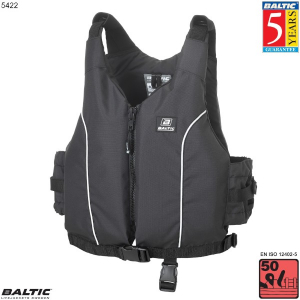 Radial jolle / kajak vest-Sort-Barn-55-78 cm. bryst