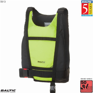 Paddler kano / kajak vest-UV-Gul/Sort-Small-58-87 cm. bryst