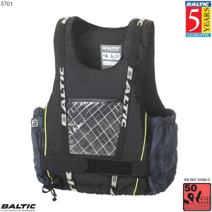 Dinghy Pro Jolle-, Kajak-, SUP vest-Sort/Grå-XSmall-55-78 cm. bryst