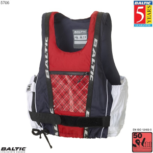 Dinghy Pro Jolle-, Kajak-, SUP vest-Navy/Rød/Hvid-XSmall-55-78 cm. bryst