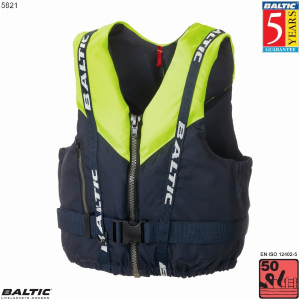 Genua Sejlervest-UV-Gul/Navy-XSmall-55-78 cm. bryst