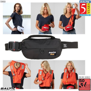 iFloat 50N Softbag manuel SUP vest Sort BALTIC 5990